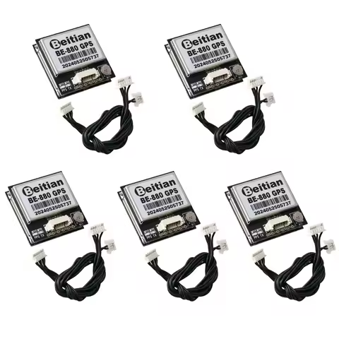 1/2/5PCS Beitian GPS Module BE-880 BE880 with compass and Flash 28*28*11mm