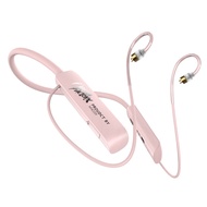 หูฟังไร้สาย Bluetooth แบบมีสายรับ WM1 ของ Whizzer ชาร์จได้นาน สายรับ 2pin แบบเปลี่ยนได้ ฟังก์ชันโทรศ