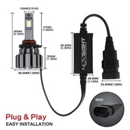 NovSight F03 ไฟหน้ารถ ไฟตัดหมอก รับประกัน 1 ปี H11  H4 9005 9006 ไฟ Led 15000Lm 80W 6000K สําหรับติด