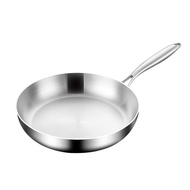 316 Stainless Steel Round Frying Pan - 3-Layer Stainless Steel Pan