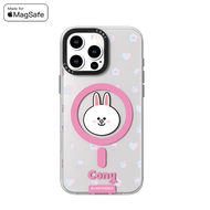 (MagSafe) เคส Line Friends ของแท้100% สำหรับ IPhone16 16เคส Magsafe เคส16pro เคส iPhone โปร่งใสฝาครอ