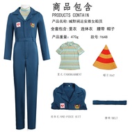 ความเงียบและความโชคร้าย ชุดทำงานสำหรับผู้หญิง Anya cosplay ชุดคอสเพลย์เกมสยองขวัญฮาโลวีนตลก