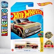 Hot Wheels 67 Chevy C10 Brown Diecast Pickup Truck