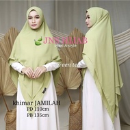 khimar jamilah/hijab 2 layer jumbo/khimar syari premium ori jns