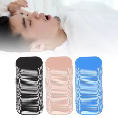 50pcs Mouth Tape Sleeping Better Nose Breathing Prevent Snoring Gentle Sleep Lip Tape for Home Trave