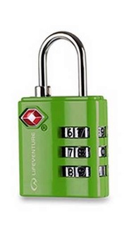 LiFEVENTURE - 英國鎖頭 – TSA Combi Lock (Green)