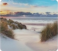 Multi Plate Mod. Dune, 3-in-1 Kitchen Board, Splash Guard, Hob Cover, Chopping Board, Glass, 56 x 50