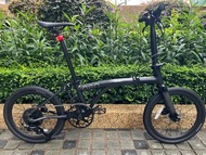 亮光黑色 40T 飛輪 2026 JAVA NEO 9速 油剎桶軸 碳叉 20吋406 鋁合金折叠車 （三折叠小布 國布 ) 送前後蛙燈叮叮