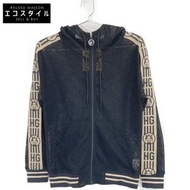 Hysteric Glamour 黑色疊層 Logo 提花連帽外套（免費）