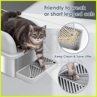 ❐ ♣ ◙ （Shipping from Manila）Cat litter box Stainless steel cat litter box 20L easy to clean