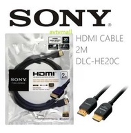 SONY - SONY 高畫質 HDMI 高清線 2M 支援4K及3D畫質及音頻回傳 DLC-HE20C