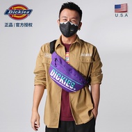 DICKIES เย็บปักถักร้อยตัวอักษรกีฬาและการพักผ่อนทั้งหมดตรงกับกระเป๋าคาดเอวกระเป๋าสะพายข้างผู้ชายกระเป๋าสะพายข้าง