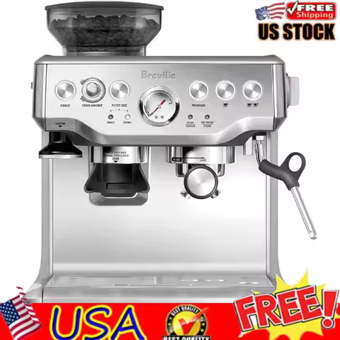 Christmas Deal-Breville Barista Express Espresso Machine BES870XL, Brushed Stainless Steel