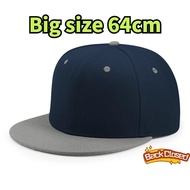 snapback Cap Large 64cm Back Closed Women Fitted Baseball Cap XXL Male Big Size 60cm 62cm