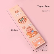 colour pencil set pencil warna Kartun comel 2b pensil j kotak set plumbum warna bernilai tinggi khas