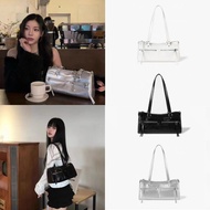 FENNEC READY DUFFLE BAG Retro Underarm Bag Y2K Multi Pocket Commuting Hand-held Shoulder Bag