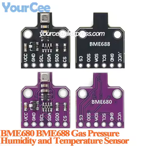 10pcs/1pc BME688 BME680 Gas Air Humidity Pressure Temperature Sensor Environmental Sensor Module