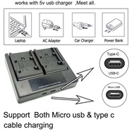 Dual Battery Charger For Canon BP-808 BP-809 BP-819 BP-820 BP-827 VIS HF S10 S11 HF10 HF11 HF20 HG21