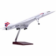 British airways Concord Super sonic Aircraft 1/125 Display model 50cm long