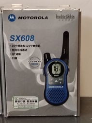Motorola Walkie Talkie SX608 摩托羅拉對講機 SX608 摩托羅拉對講機 SX608 one box 一盒 配件兩套Two sets of accessories 95% new 100% real