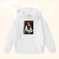 M-3XL Txt Printed Cotton Hoodie Fans Support Sweatshirt Unisex Long Sleeve Casual Hooded Pullover Ho