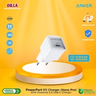 Anker Adaptor 20W PowerPort Nano Pro 511 IQ Fast Charge iPhone13 A2637