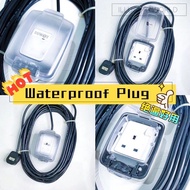 Weatherproof Outdoor Combination Eletrical Switched Socket 13A