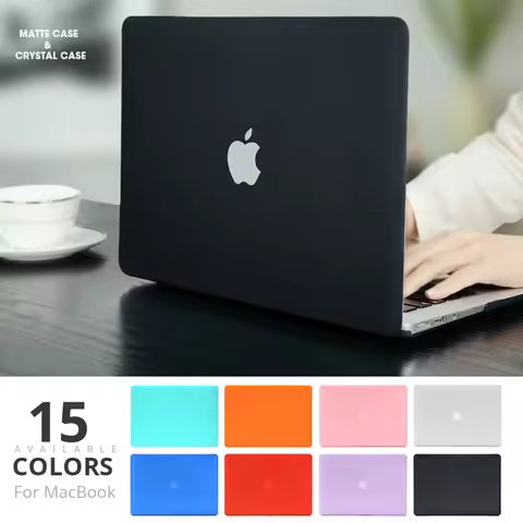Matte Laptop Case For Macbook Air 13 A3240,A3113,A1466,Pro A1708 A2338, MacBook Air15 A2941,Pro A170