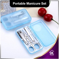 4 pcs Portable Manicure Set Pedicure Door gift Goodies Travel Tool Box Clipper Nail Cutter Nail Scissors Set