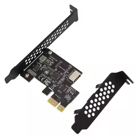 PCIE to USB 3.2 Expansion Card 5Gbps High Speed PCIE X1 to USB3.2 Gen1 TYPE E 20PIN Expansion Card F
