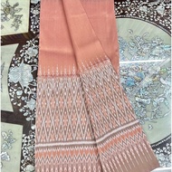 Silk Sarong Woven 6-Shuttle Natural Color Size 1x2 Meters Brown-Orange Code L1-ST-0330691