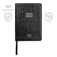 LSB Bible Legacy Standard Bible, Black 66 Books, GoldCompact Edition - Paste-Down Faux Leather