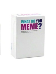1套，“What Do You Meme”家庭聚會遊戲卡，有趣卡片遊戲，派對桌遊，假日卡牌遊戲