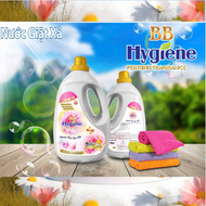 Combo 2 Can Nước Giặt Xả Hygiene BB Can 2kg Hàng Việt Nam đậm đặc lưu hương lâu hơn ... ..