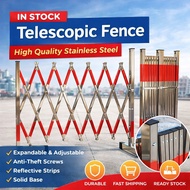 3M 6M Stainless Steel Expandable Fence Barrier , Safety Fence Barrier, Telescopic Stroller Fence