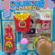 Delicious Burger Toy / Hot Dog Burger Hamburger / CHILDREN'S TOY FOOD COURT BURGERS