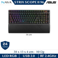 ASUS ROG STRIX SCOPE II 96 Wireless Mechanical Keyboard - NX Snow Switch, ABS Keycaps, Black