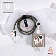 KS CONTENTS 5PCS OPPO REALME Charger Cable Protector Oppo Realme 65W/67W/80W/100W Cute Characters co