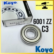 [KOYO] KOYO C3 BEARING 6001 ZZ C3 100% ORIGINAL KOYO MADE IN JAPAN