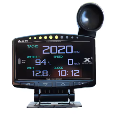 Lufi X1 gauge Automobile smart OBD 2 auto meter speedometer Mini lufi X1 digital Oil pressure turbin