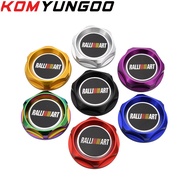 Aluminium Engine Oil Cap RALLIART Logo Emblem Oil Tank Cover For MITSUBISHI 4G13 4G15 4G16 Oil Fille