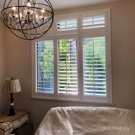Blinds Perforated Leaf-Free Gate Jiangzhejiang Anshu Solid Wood 61k3 Bathroom Factory Direct Sales E