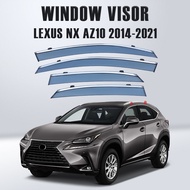4PC Window Visor For Lexus NX200 NX300 NX300h Car Smoke Window Sun Rain Exterior Visor Deflector Gua