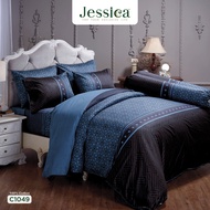 Jessica Cotton Silk Shine C1049 ชุดเครื่องนอน ผ้าปูที่นอน ผ้าห่มนวม เจสสิก้า พิมพ์ลายได้อย่างสวยงาม