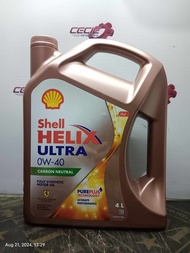 Shell Helix Ultra Fully Synthetic Motor Oil SAE 0W-40 4Liters