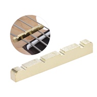 [Ship in 24h] Pre-slotted Brass String Nut for 4-string Electric Bass Guitar Part Replacement 38 * 3