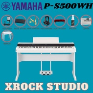 Yamaha P-S500 88-Keys Digital Piano With Piano Bench, Headphone, Piano Bag And Accessories - White ( PS500 / P S500 )
