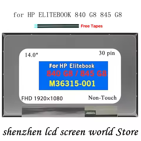for HP ELITEBOOK 840 G8 845 G8 M36315-001 N140HCA-E5C E5B N140HCE-ET2 G53 NV140FHM-N4U N4F B140HAN04