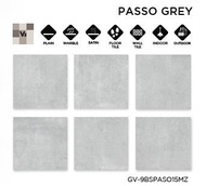 GRANIT MELIUZ 60x60 PASSO GREY/ GRANIT LANTAI SATIN