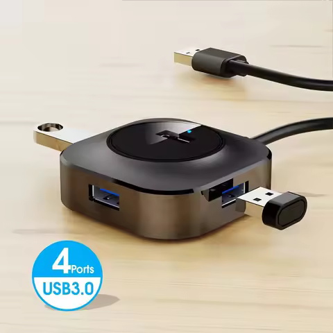 USB 3.0 2.0 HUB USB Cable Splitter for USB Disk Card Reader Keyboard Mouse Extender Laptop PC Phone 